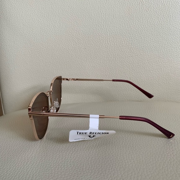TRUE RELIGION Cat Eye Mirrored Sunglasses main image 6